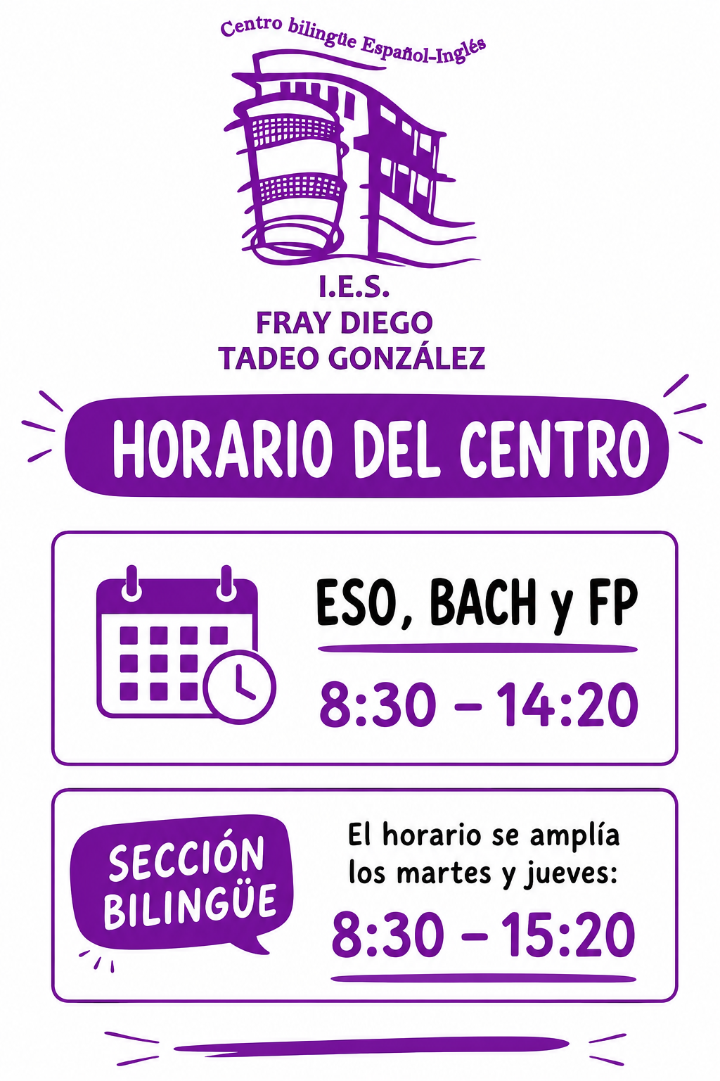 horario centro